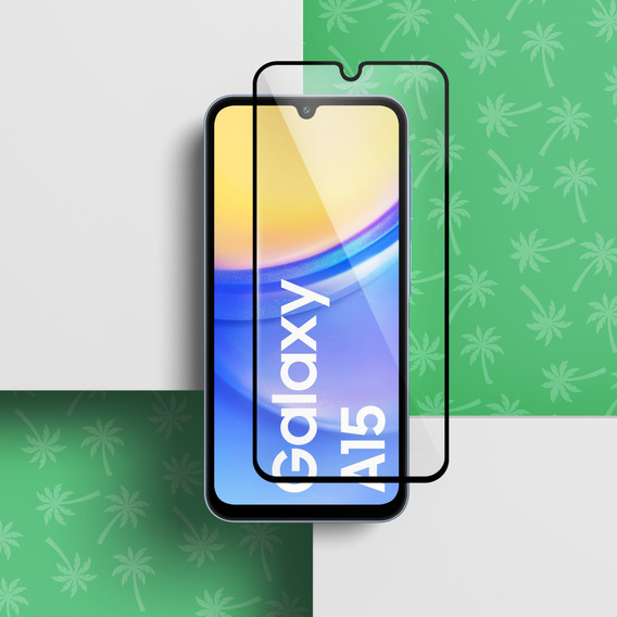 Tvrzené sklo 5D Full Glue Smart Palm pro Samsung Galaxy A15 4G/5G