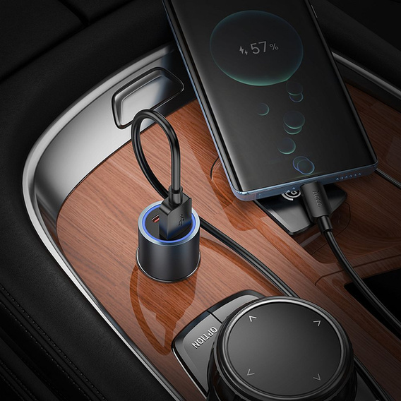 Autonabíječka Hoco Z60 se dvěma porty a rychlým nabíjením 48 W