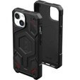Pouzdro Urban Armor Gear pro iPhone 15 Plus, Monarch Pro Kevlar MagSafe, černé