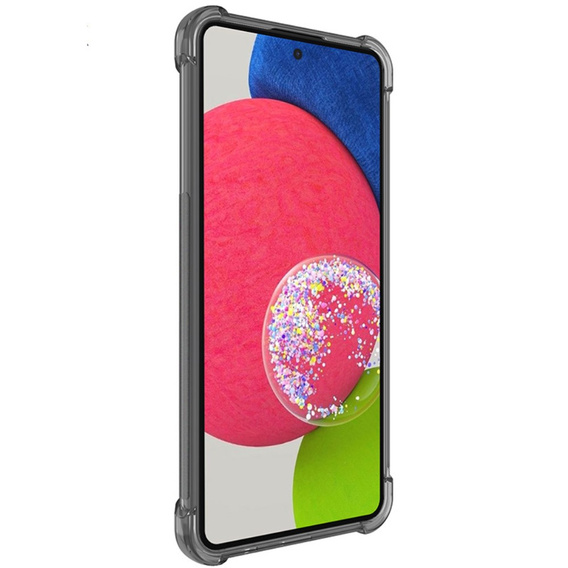 IMAK pouzdro pro Samsung Galaxy A53 5G, Dropproof, transparentní / černé