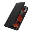 Pouzdro pro Honor 90 Lite 5G, Wallet Litchi Leather, černé