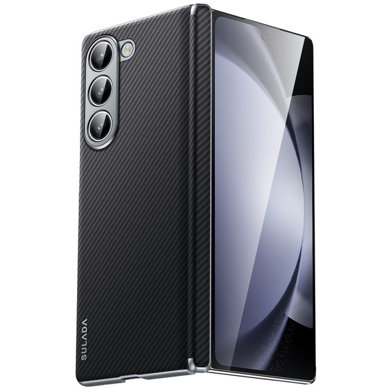 Pouzdro SULADA Carbon Fiber pro MagSafe pro Samsung Galaxy Z Fold6 5G, černé