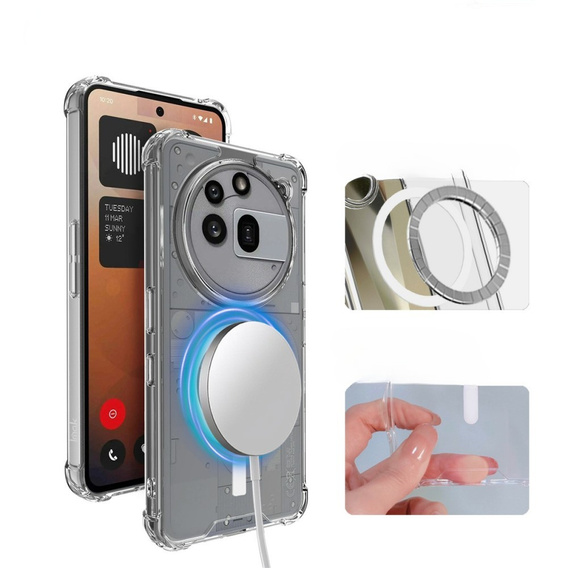 IMAK pouzdro pro Nothing Phone 3a Pro, Dropproof, průhledné