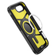 Pouzdro Spigen pro iPhone 16E, Tough Armor Mag MagSafe, černé + 9H tvrzené sklo