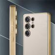 Pouzdro pro Samsung Galaxy S25 Ultra, GKK Leather, titanově šedá