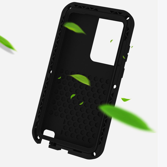 Pouzdro Love Mei pro Samsung Galaxy S23 Ultra, armored without glass, žluté