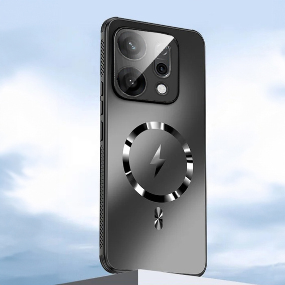 Pouzdro pro Oppo Reno 14, pro MagSafe, s ochranou fotoaparátu, černé