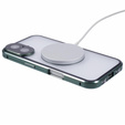 Magnetické pouzdro Dual Glass MagSafe pro iPhone 16, zelené