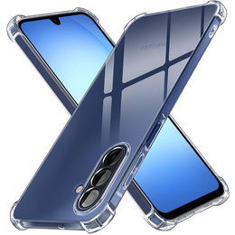 Pouzdro pro Samsung Galaxy A17 5G, zesílené, s ochranou fotoaparátu, průhledné