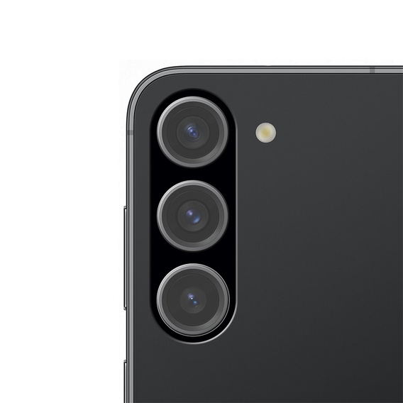 2x tvrzené sklo ERBORD pro kameru na Samsung Galaxy S23, černé