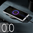Ochranné pouzdro na fotoaparát pro Samsung Galaxy S21 FE 5G, CamShield MagSafe, průhledná / stříbrná