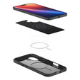 Pouzdro Spigen pro iPhone 16 Plus, Thin Fit Mag, šedé + 9H tvrzené sklo