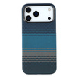Pouzdro pro iPhone 17 Pro, Aramid Fiber, pro MagSafe, tenké a lehké, modré