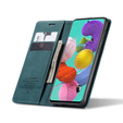 Pouzdro CASEME pro Samsung Galaxy A51, Leather Wallet Case, zelené