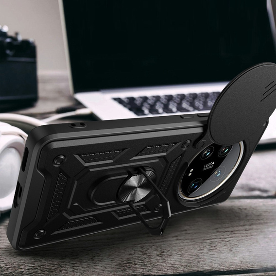 Pouzdro pro Xiaomi 14 Ultra, CamShield Slide, černé