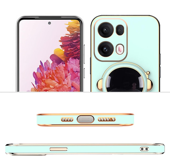 Pouzdro pro Oppo Reno 13, Astronaut, zelené
