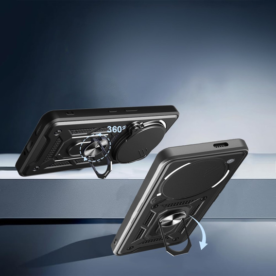 Pouzdro pro Nothing Phone 3A Pro, CamShield Slide, černé