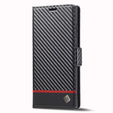 Klopové pouzdro pro Samsung Galaxy S23 Ultra, Carbon LC.IMEEKE, černé