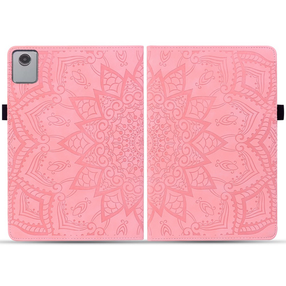 Pouzdro s klopou pro Lenovo Tab M11, flower, růžové
