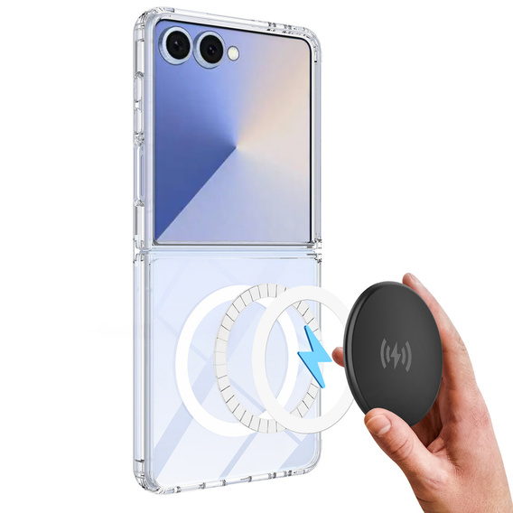 Průhledné pouzdro s MagSafe pro Samsung Galaxy Z Flip7 5G