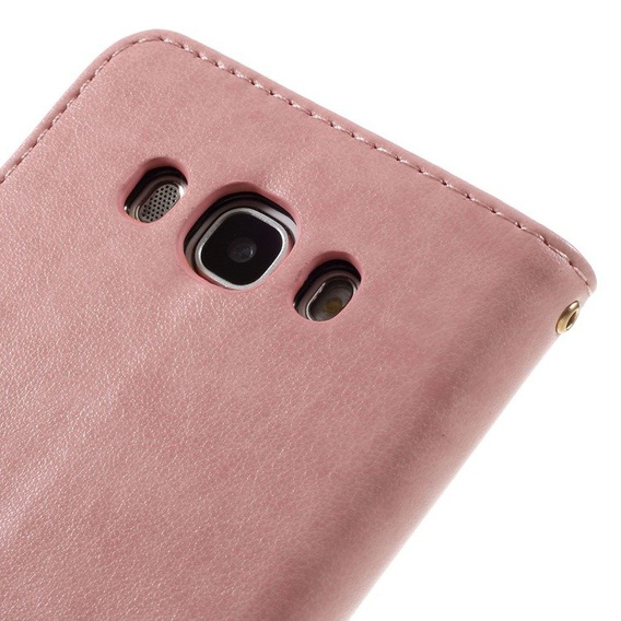 Klopové pouzdro pro Samsung Galaxy J5 2016, Butterfly, růžové