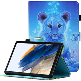 Pouzdro pro Samsung Galaxy Tab A8 10.5 2021 X200 X205, tiger