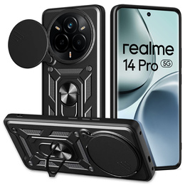 Pouzdro pro Realme 14 Pro 5G, CamShield Slide, černé