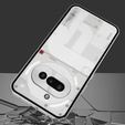 Pouzdro pro Nothing Phone 3A, Frame Case, stříbrné