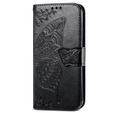 Klopové pouzdro pro Infinix Hot 40i, Butterfly, černé