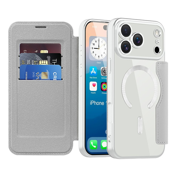 Peněženkové flipové pouzdro MagSafe RFID s ochranou fotoaparátu pro iPhone 17 Pro Max