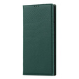 Kožené pouzdro pro Samsung Galaxy S23 Plus, ERBORD Grain Leather, zelený