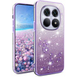 Pouzdro s glitry Glitter Flower pro Xiaomi Redmi Note 15 Pro Plus 5G / Poco M8 Pro 5G