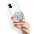 Pouzdro pro Samsung Galaxy A71 5G, Glittery, průhledné