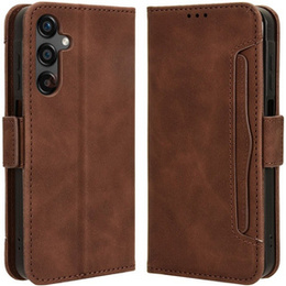 Klopové pouzdro pro Samsung Galaxy A25 5G, Card Slot, hnědé