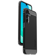 Pouzdro Spigen pro Samsung Galaxy A16 4G/ 5G, Rugged Armor MagSafe, černé + tvrzené sklo 9H