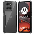 Pouzdro pro Motorola Moto G15 / Motorola Moto G15 Power, AntiDrop Hybrid, černé