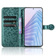 Flipové pouzdro pro Xiaomi Redmi Note 14 4G, Wallet Rhombus, zelené