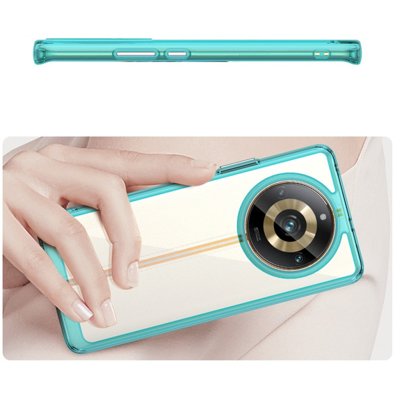 Pouzdro pro Realme 11 Pro 5G / 11 Pro+ 5G, Fusion Hybrid, transparentní / modré