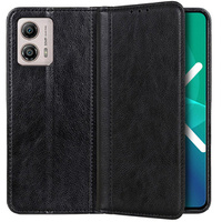 Flipové pouzdro pro Motorola Moto G53 / G23 / G13, Split Leather, černé