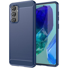Pouzdro pro Samsung Galaxy M55 5G, Carbon, modré