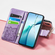 Klopové pouzdro pro Xiaomi Redmi Note 14 4G, Butterfly, fialové