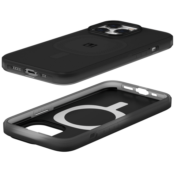 Pouzdro Urban Armor Gear pro iPhone 13 Pro, Lucent MagSafe, černé