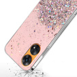 Pouzdro pro Oppo Reno8 T, Glittery, růžové