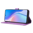 Klopové pouzdro pro Huawei Nova 11i, Wallet Smart Magnet, fialové