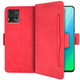 Klopové pouzdro pro Motorola Moto G72 4G, Card Slot, červené