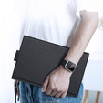 Pouzdro + klávesnice Samsung Galaxy Tab S9 Ultra, Dux Ducis TouchPad Leather Pen Slot, černé