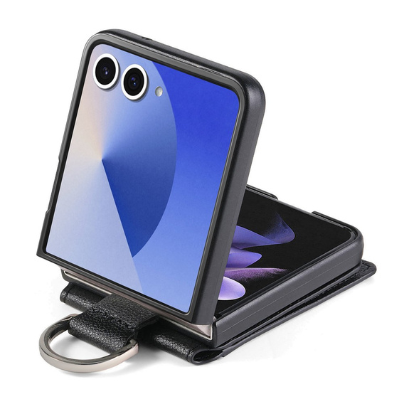 Pouzdro se slotem na kartu a kroužkem pro Samsung Galaxy Z Flip7