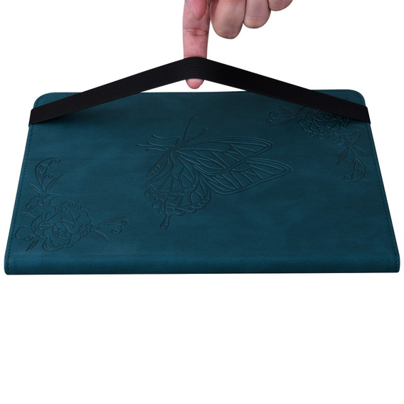 Pouzdro pro Lenovo Tab M9, Butterfly, modré