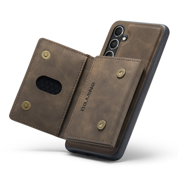 Pouzdro pro Samsung Galaxy A56 5G, DG.MING 2in1, káva