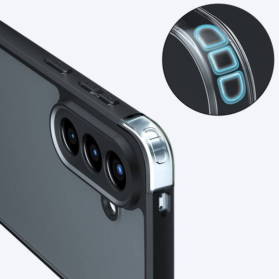 Fusion Hybrid pouzdro pro Samsung Galaxy A57 5G, černé